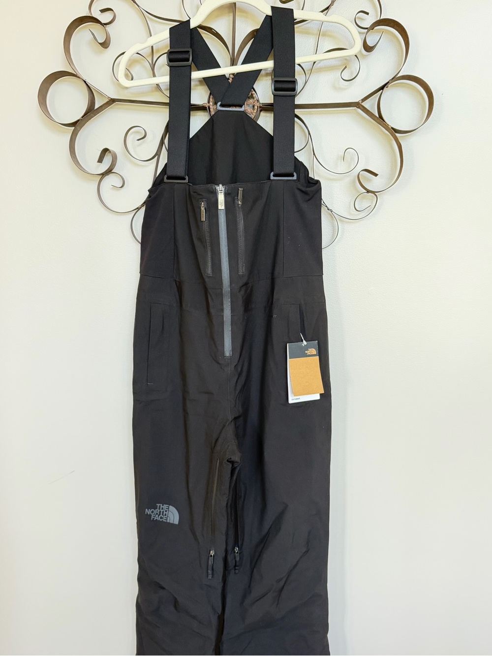 The North Face Black Ski Bib new with tags